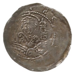 denar 1238-1241, Głogów lub Wrocław, Aw: Postać 