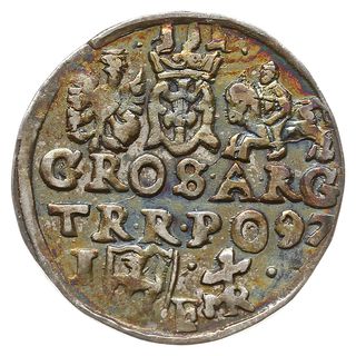 trojak 1597, Lublin, Iger L.97.25.b (R1), moneta z aukcji WCN 45/187