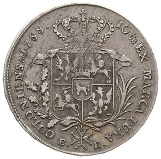 talar 1788, Warszawa, odmiana z dłuższym wieńcem