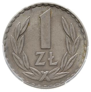 1 złoty 1977, Warszawa, próba technologiczna w m