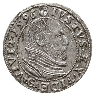 grosz 1596, Królewiec, Neumann 58, Henckel 3175, Slg. Marienburg 1308, v.Schrötter 1296, Voss. 1459,  rzadki i bardzo ładnie zachowany
