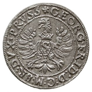 grosz 1596, Królewiec, Neumann 58, Henckel 3175, Slg. Marienburg 1308, v.Schrötter 1296, Voss. 1459,  rzadki i bardzo ładnie zachowany
