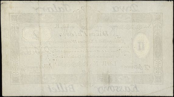 2 talary 1.12.1810, litera B, numeracja 43630, p