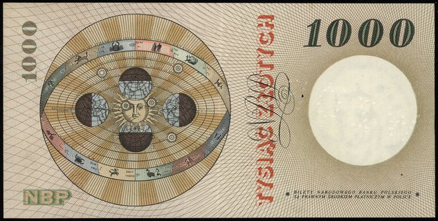 1.000 złotych 29.10.1965, seria E, numeracja 817