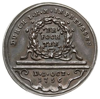 medal autorstwa Jerzego Wilhelma Kittel’a z 1756