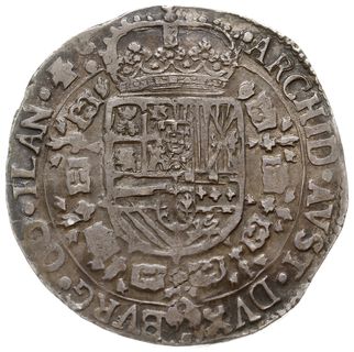 patagon 1689, Flandria, Brugia, Dav. 4494, Delm. 344, srebro 28.05 g, ładnie zachowany jak na ten typ monety, patyna