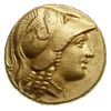 stater ok. 330-320 pne, Aw: Głowa Ateny w prawo, Rw: Nike stojąca na wprost, z lewej puchar, pod s..