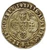 floren z lat 1418-1429, Aw: W czwórlistnej rozecie pięć tarcz herbowych, wokoło napis DNS BEThN' I..