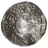 denar 1009-1024, mincerz Id (IZO), Aw: Popiersie w prawo, Rw: Krzyż z kulkami, klinem i kółkiem w ..