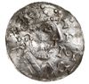 denar 1009-1024, mincerz Id (IZO), Aw: Popiersie w prawo, Rw: Krzyż z kulkami, klinem i kółkiem w ..