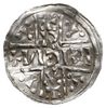 denar 1018-1026, mincerz Ag (CCCIIO), Aw: Dach kościoła, Rw: Napis HEINRICVS wkomponowany w krzyż,..