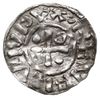 denar 985-995, Aw: Dach kościoła, Rw: Krzyż z kulkami i kółkiem w kątach, Hahn 72a1, srebro 1.50 g..