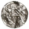denar 989-995, Aw: Dach kościoła, Rw: Krzyż z kulkami i kółkiem w kątach, Hahn 138a1.19, srebro 1...