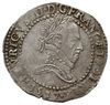 1/2 franka 1587/D, Lyon, Duplessy 1130, bardzo ładny portret króla