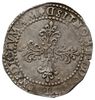 1/2 franka 1587/D, Lyon, Duplessy 1130, bardzo ładny portret króla