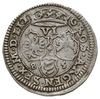 szóstak 1585, Wilno, na rewersie odmiana ze znakiem mennicy - liściem pomiędzy tarczami herbowymi,..