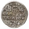 trojak 1601, Wschowa, Iger W.01.5.a/b (R), rzadszy typ monety