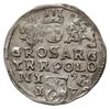 trojak 1597, Lublin, Iger L.97.19.-/a (R3), rzadki typ monety i nienotowana odmiana awersu - rozet..