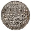 trojak 1601, Kraków, popiersie króla w lewo, Iger K.01.1.a (R1), dość ładny