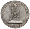 talar wikariacki 1741, Drezno, Aw: Król na koniu i napis wokoło, Rw: Tron, na nim korona i berło, ..