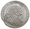 1/3 talara (1/2 guldena) 1756 FWoF, Drezno, Kahnt 555, Meresb. 1756, źle wycięty krążek, ale piękn..