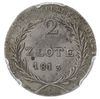 2 złote 1813, Zamość, odmiana z dłuższymi gałązk