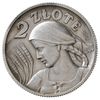 2 złote 1927, Warszawa, Głowa kobiety z kłosami, na rewersie wypukły napis PRÓBA, srebro 10.29 g, ..