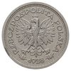 1 złoty 1928, Warszawa, nominał w wieńcu z gałązek dębowych, bez znaku mennicy, pod nominałem wypu..