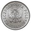 1 złoty 1949, Warszawa, Parchimowicz 212.b, aluminium, pięknie zachowany
