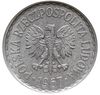 1 złoty 1967, Warszawa, aluminium, Parchimowicz 