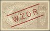 1.000 marek polskich 17.05.1919, seria ZR, numeracja 123456, ukośny czerwony nadruk WZÓR, znak wod..