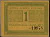 Wilno, Wileński Bank Handlowy, 1, 5, 10 i 20 marek polskich 31.01.1920, numeracje 19978, 00458, 15..