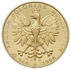 medal sygnowany CV z 1966 roku poświęcony Millenium Chrztu Polski, Aw: Matka Boska Częstochowska, ..