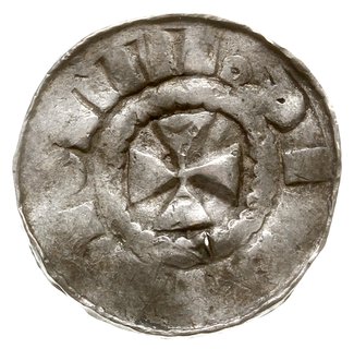 Saksonia, anonimowi biskupi, zestaw denarów krzyżowych z XI w.