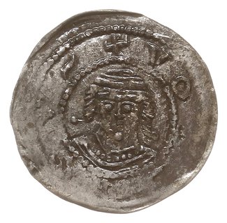 denar z lat 1239-1249, Gniezno; Aw: Rycerz z mie