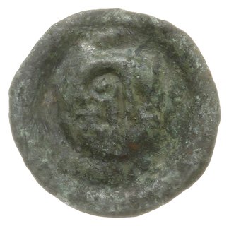 brakteat guziczkowy, 1. ćwierć XIV w.; Dwie głow