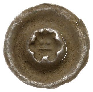 brakteat guziczkowy, początek XIV w.; Schematycz