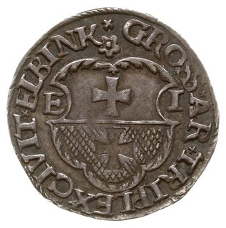 trojak 1536, Elbląg, odmiana z napisem ELBINK; I