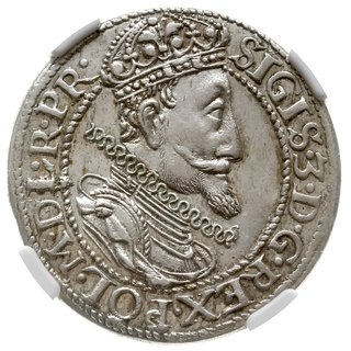 ort 1615, Gdańsk, na awersie duża głowa króla, b