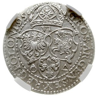 szóstak 1599, Malbork, mała głową króla