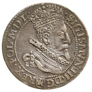 szóstak 1599, Malbork, mała głowa króla