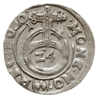półtorak 1614, Bydgoszcz, na awersie Orzeł, poniżej Z4 w kartuszu