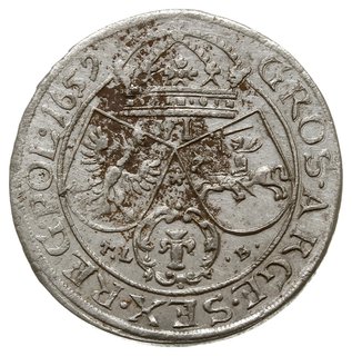 szóstak 1659, Kraków, na rewersie inicjały T.L-.B. i gwiazdka między tarczami herbowymi