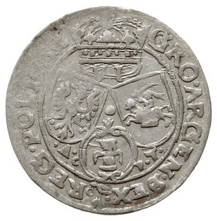 szóstak 1662/A.C-P.T, Lwów, z herbem Ślepowron bez obwódki na awersie