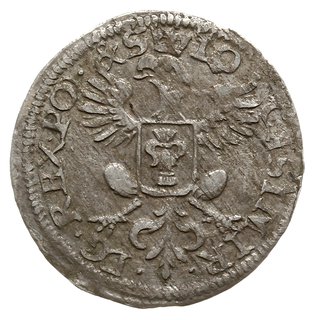 dwugrosz 1650, Wschowa, na awersie Orzeł z herbem Wazów