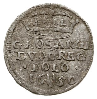 dwugrosz 1650, Wschowa, na awersie Orzeł z herbe