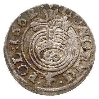 półtorak 1662, Poznań, odmiana z datą w otoku; G