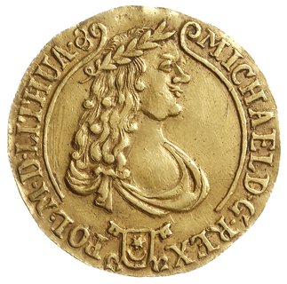 dukat koronny 1671, fałszerstwo z ok. 1865r. Zel