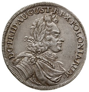 2/3 talara (gulden) 1699, Drezno, IL-H pod tarczami, hak za napisem