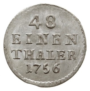 1/48 talara 1756 ôF, Grünthal; Kahnt 605; wybita